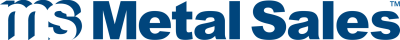 ms Metal Sales logo showcasing reliable metal products in bold blue typography.